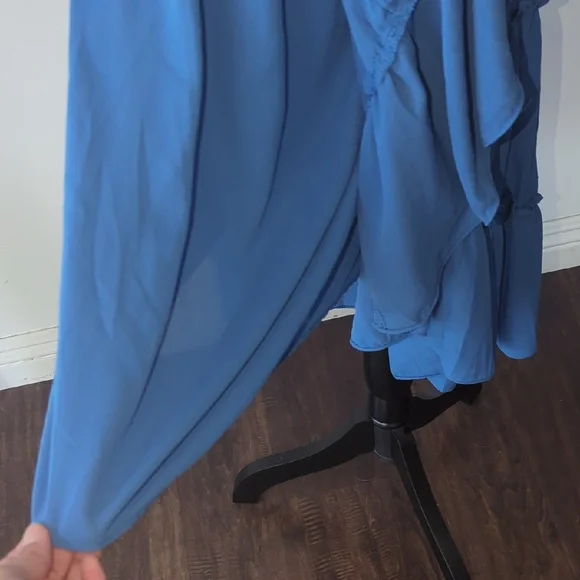 1. State Strapless Blue Maxi Dress Size Large - Picture 11 of 13